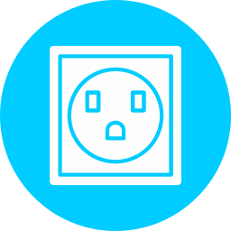 Wall socket icon