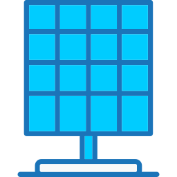 Solar panel icon