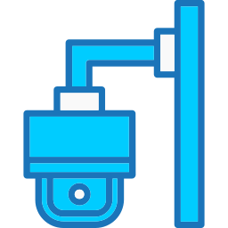 telecamera a circuito chiuso icona