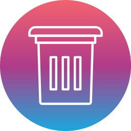 Trash can icon