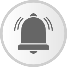 Alarm bell icon