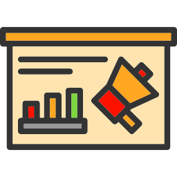 Marketing plan icon