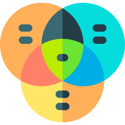 diagrama de venn Ícone