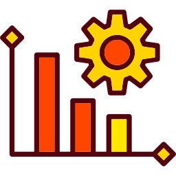 gráfico de barras Ícone