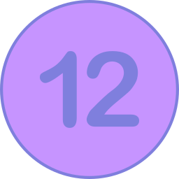 Number 12 icon