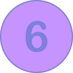 número 6 Ícone