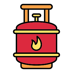 Gas cylinder icon