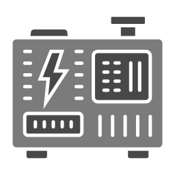 Electric generator icon