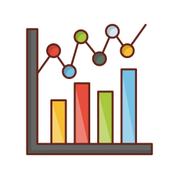 graphique analytique Icône