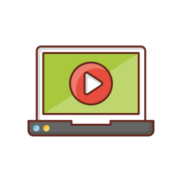 online video icon