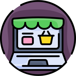 Online shop icon