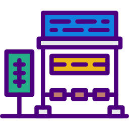 arrêt de bus Icône