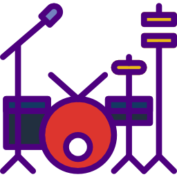 Drum set icon