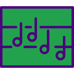 Musical notes icon