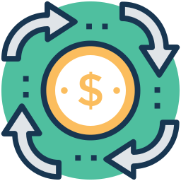 Cash flow icon