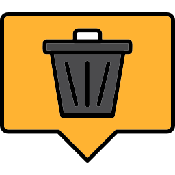 Delete message icon