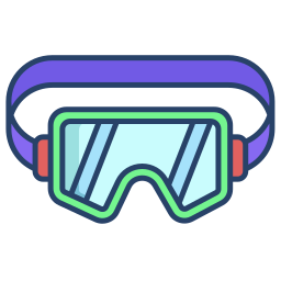 Ski goggles icon