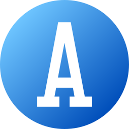 Letter A icon