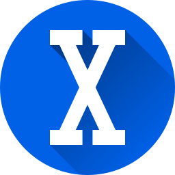 Letter x icon