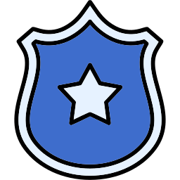 distintivo de polícia Ícone