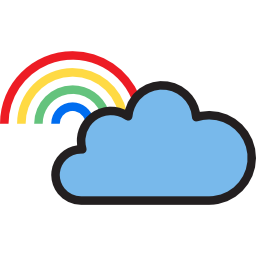 arc en ciel Icône