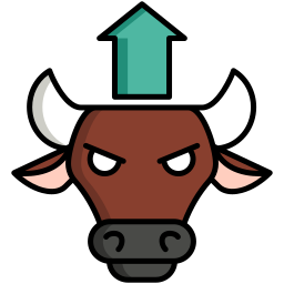 Bull market icon