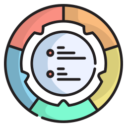 diagramme circulaire Icône