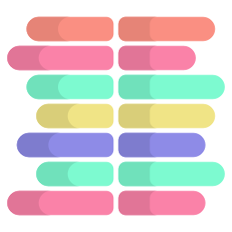 diagramme à bandes Icône