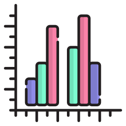 Bar graph icon