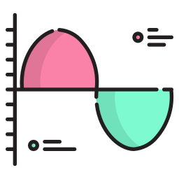 Bell curve icon