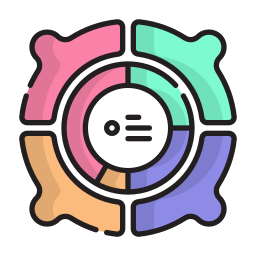 diagramme circulaire Icône