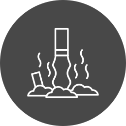 Cigarette butt icon