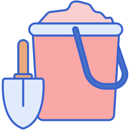 Sand bucket icon