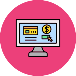 Online payment icon