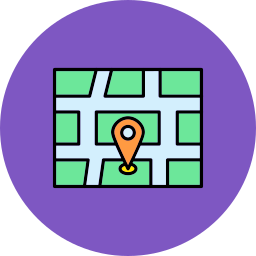 geographisches positionierungs system icon