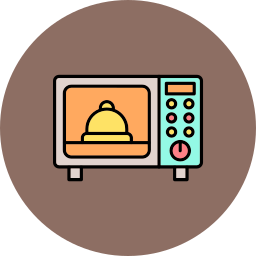 Microwave oven icon