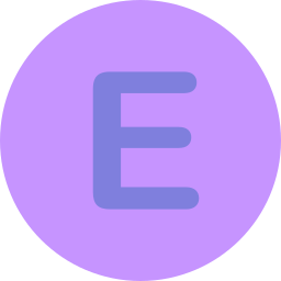 Letter e icon