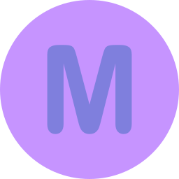 Letter m icon