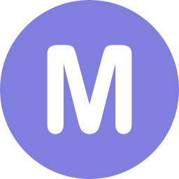 Letter m icon