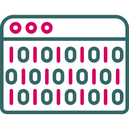 Binary code icon