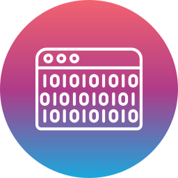 Binary code icon