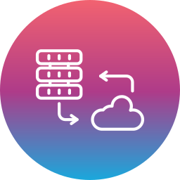 Cloud server icon