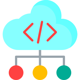 cloud coding Ícone