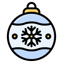 Christmas decoration icon