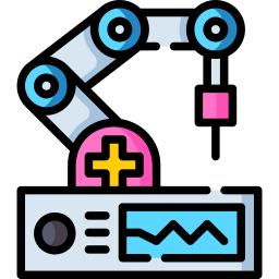 Robotic surgery icon