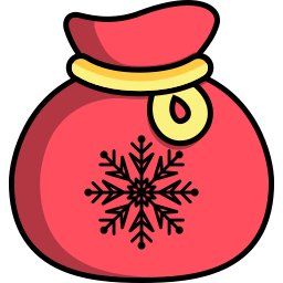 Christmas bag icon