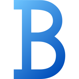 Letter B icon