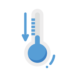 temperatura fria Ícone