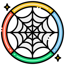 Spider web icon