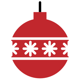 Christmas ball icon